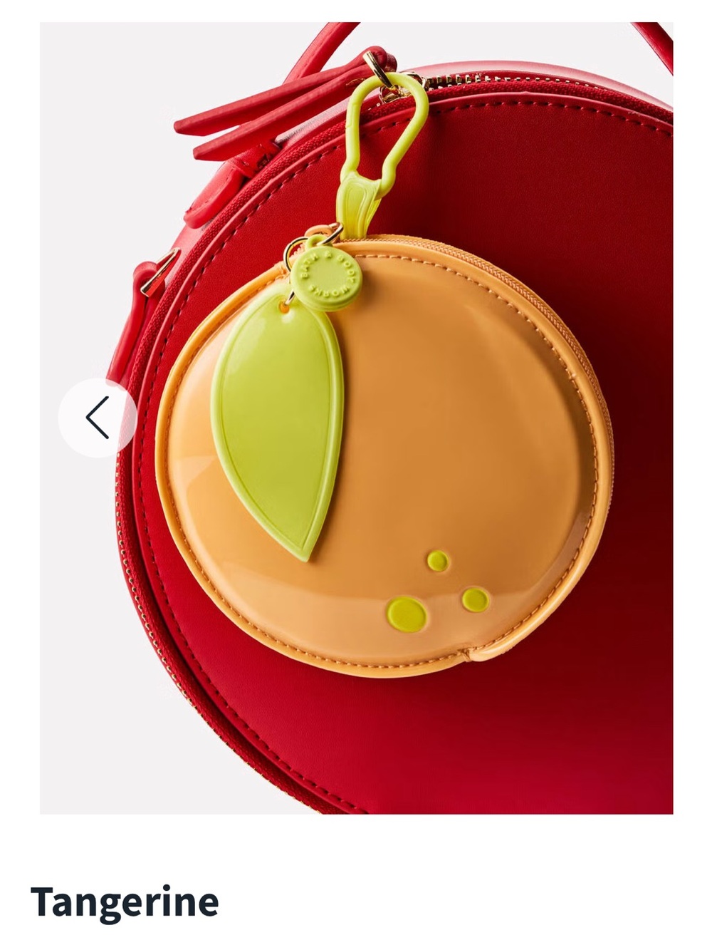 Tangerine coin pouch